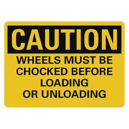 Caution Sign,10 In. H,aluminum (1 Units