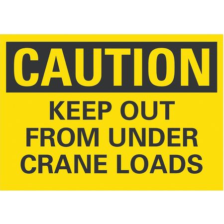 Caution Sign,10" W,7" H,0.004" Thickness