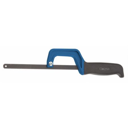 Mini Hacksaw,12 In Blade,24 Tpi,poly/tpr