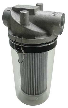 T-style Inlet Vacuum Filter,1-1/2 In (1