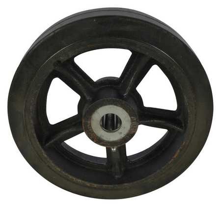 Wheel,10in X 2.5in Mold-on Rubber (1 Uni