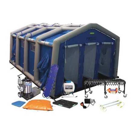 Decontamination Shower,blue,1000 Lb. (1