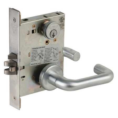 Lever Lockset,mechanical,classroom,grd.1