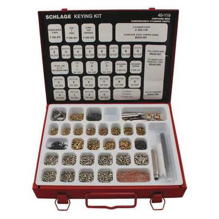 Pinning Kit,for Lockset Cylinders (1 Uni