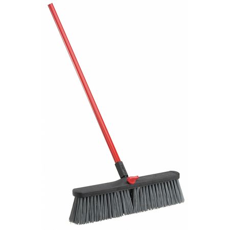 Broom,w/handle And Locking Nut,18" Block