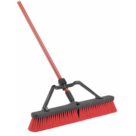 Broom,w/handle And Brace,24" Block (1 Un