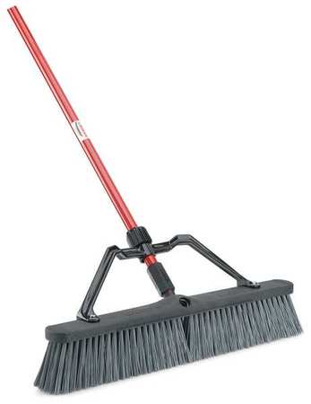 Broom,w/handle And Brace,24" Block (1 Un