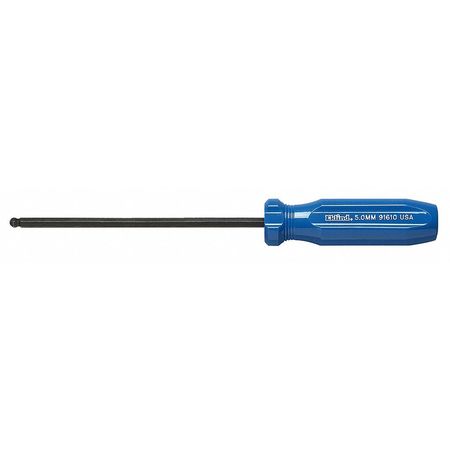 Screwdriver,ball Hex,4.0mm X 5-1/4",hex