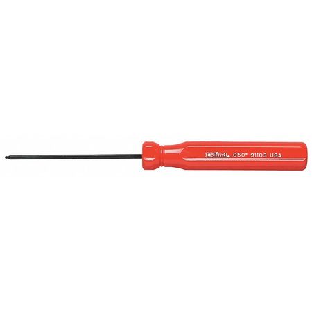 Screwdriver,ball Hex,0.050x2-13/16",hex