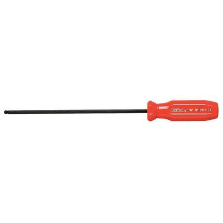 Screwdriver,ball Hex,1/8x5",hex (1 Units