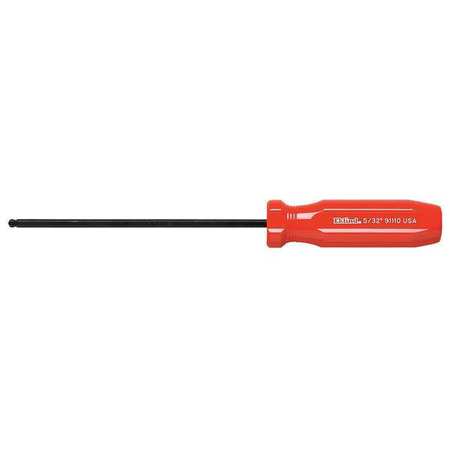 Screwdriver,ball Hex,5/32x5-1/4",hex (1