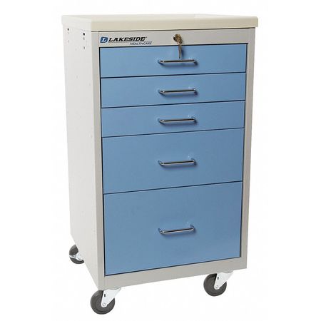 Medical Cart,gray Cabinet (1 Units In Ea