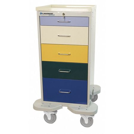 Medical Cart,gray Cabinet (1 Units In Ea