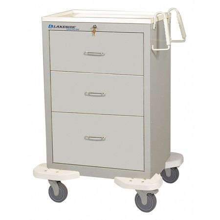 Medical Cart,gray Cabinet (1 Units In Ea