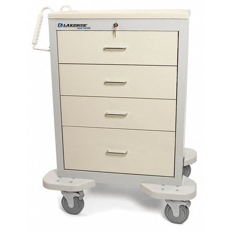 Medical Cart,gray Cabinet (1 Units In Ea