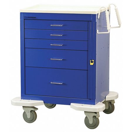 Medical Cart,blue Cabinet (1 Units In Ea