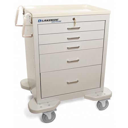 Medical Cart,gray Cabinet (1 Units In Ea