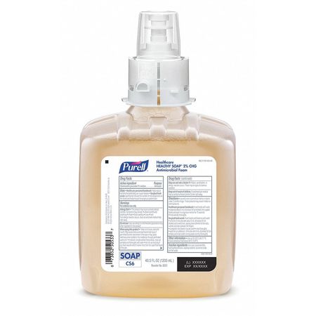 Hand Soap,cartridge,foam,1200ml,pk2 (1 U