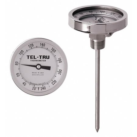 Analog Dial Thermometer,stem 15" L (1 Un