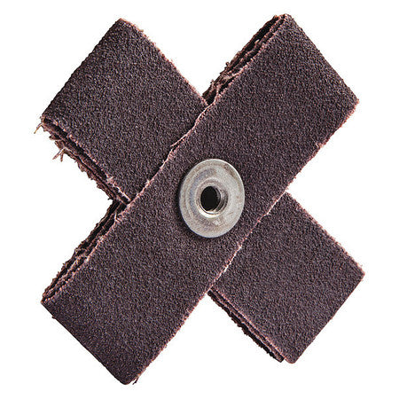 Abrasive Cross Pad,80 Grit,3" L X 3" W (