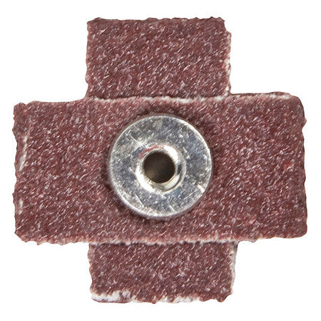 Abrasive Cross Pad,80 Grit,1" L X 1" W (