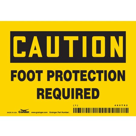 Safety Sign,personal Protection,3-1/2" H