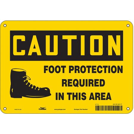 Safety Sign,personal Protection,7" H (3