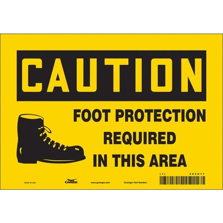 Safety Sign,personal Protection,7" H (5