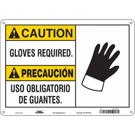 Safety Sign,personal Protection,10" H (2