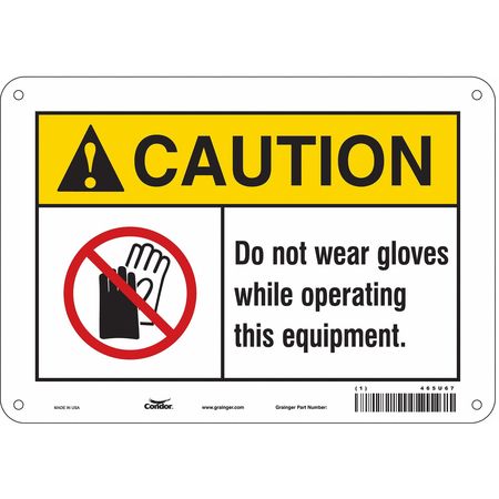 Safety Sign,personal Protection,7" H (3