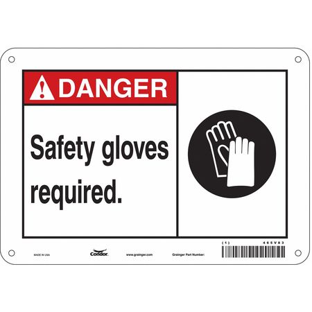 Safety Sign,personal Protection,7" H (3