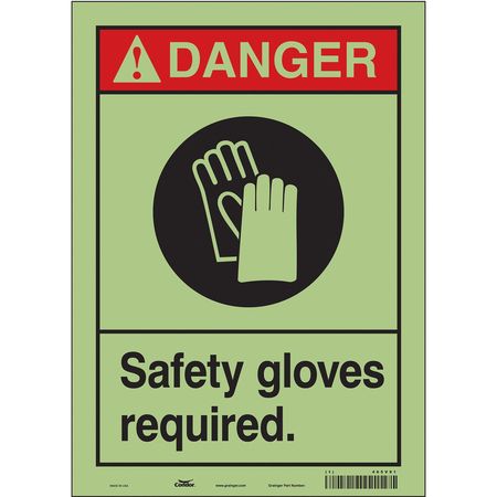 Safety Sign,personal Protection,14" H (1