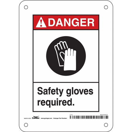 Safety Sign,personal Protection,7" H (4