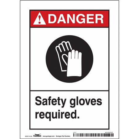 Safety Sign,personal Protection,7" H (7