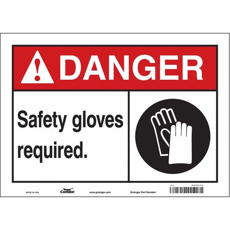 Safety Sign,personal Protection,10" H (4