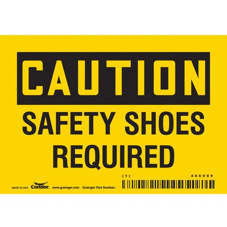 Safety Sign,personal Protection,3-1/2" H