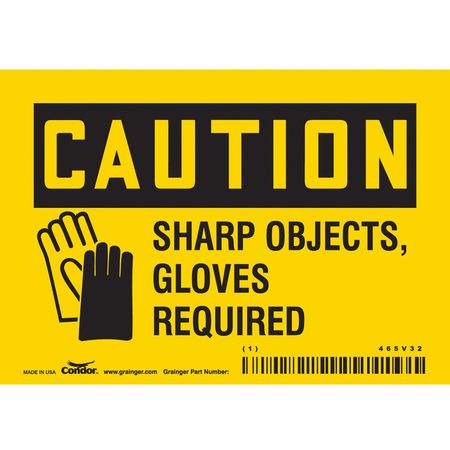 Safety Sign,personal Protection,3-1/2" H