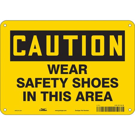 Safety Sign,personal Protection,7" H (3