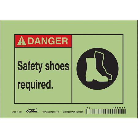 Safety Sign,personal Protection,5" H (3