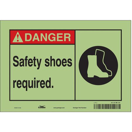 Safety Sign,personal Protection,7" H (2