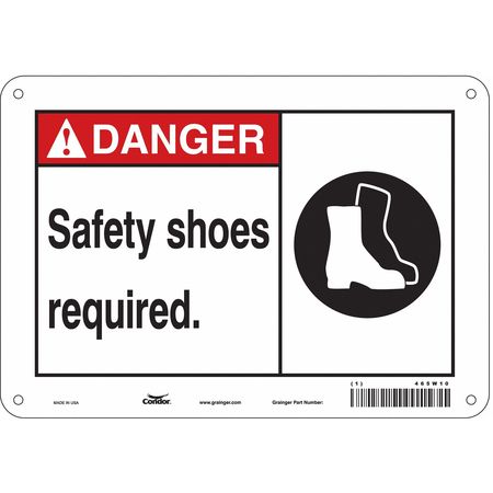 Safety Sign,personal Protection,7" H (3