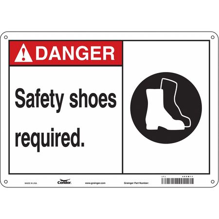 Safety Sign,personal Protection,10" H (2