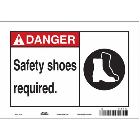 Safety Sign,personal Protection,7" H (5