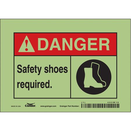 Safety Sign,personal Protection,5" H (3