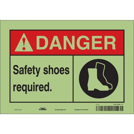 Safety Sign,personal Protection,7" H (2