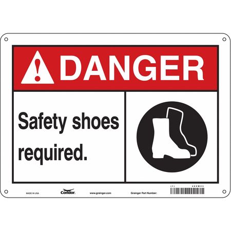 Safety Sign,personal Protection,10" H (2