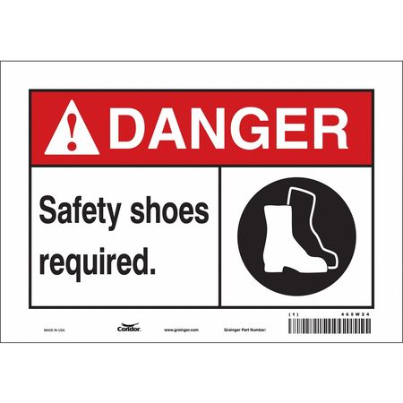 Safety Sign,personal Protection,7" H (5