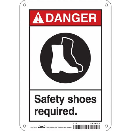 Safety Sign,personal Protection,10" H (3