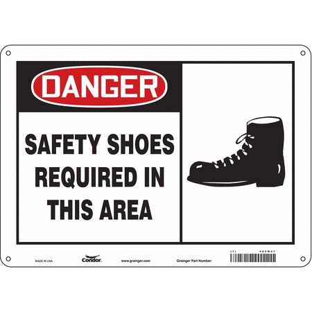 Safety Sign,personal Protection,10" H (2