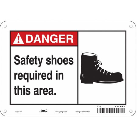 Safety Sign,personal Protection,7" H (3